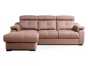 Диван угловой Хилтон дл.2 400 с оттоманкой, кожа Диван угловой Хилтон дл.2 400 с оттоманкой, кожа