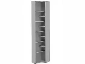 Стеллаж Rimini серый/туя угл.торцевой левый гл.400/правый гл.608 Стеллаж Rimini серый/туя угл.торцевой левый гл.400/правый гл.608