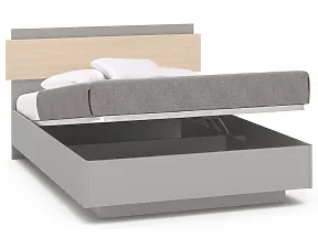 Кровать Rimini серый/туя 1,5сп. с п/м (1400мм) д/матр.20-45кг Кровать Rimini серый/туя 1,5сп. с п/м (1400мм) д/матр.20-45кг