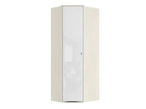 Шкаф угловой Elegante, Вяз светлый/ Белый глянец Шкаф угловой Elegante, Вяз светлый/ Белый глянец