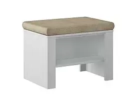 Банкетка одноместная Магнум МГ-910.01, Блан-Шене Банкетка одноместная Магнум МГ-910.01, Блан-Шене