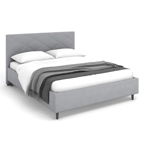 Кровать с матрасом Аликанте Сканди 160*200 серый Кровать с матрасом Аликанте Сканди 160*200 серый