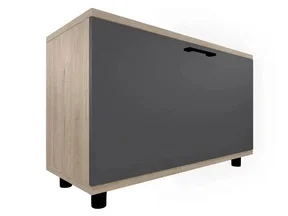 Тумба Грейс 900x554 Гикори Джексон светлый - Латте матовый Тумба Грейс 900x554 Гикори Джексон светлый - Латте матовый