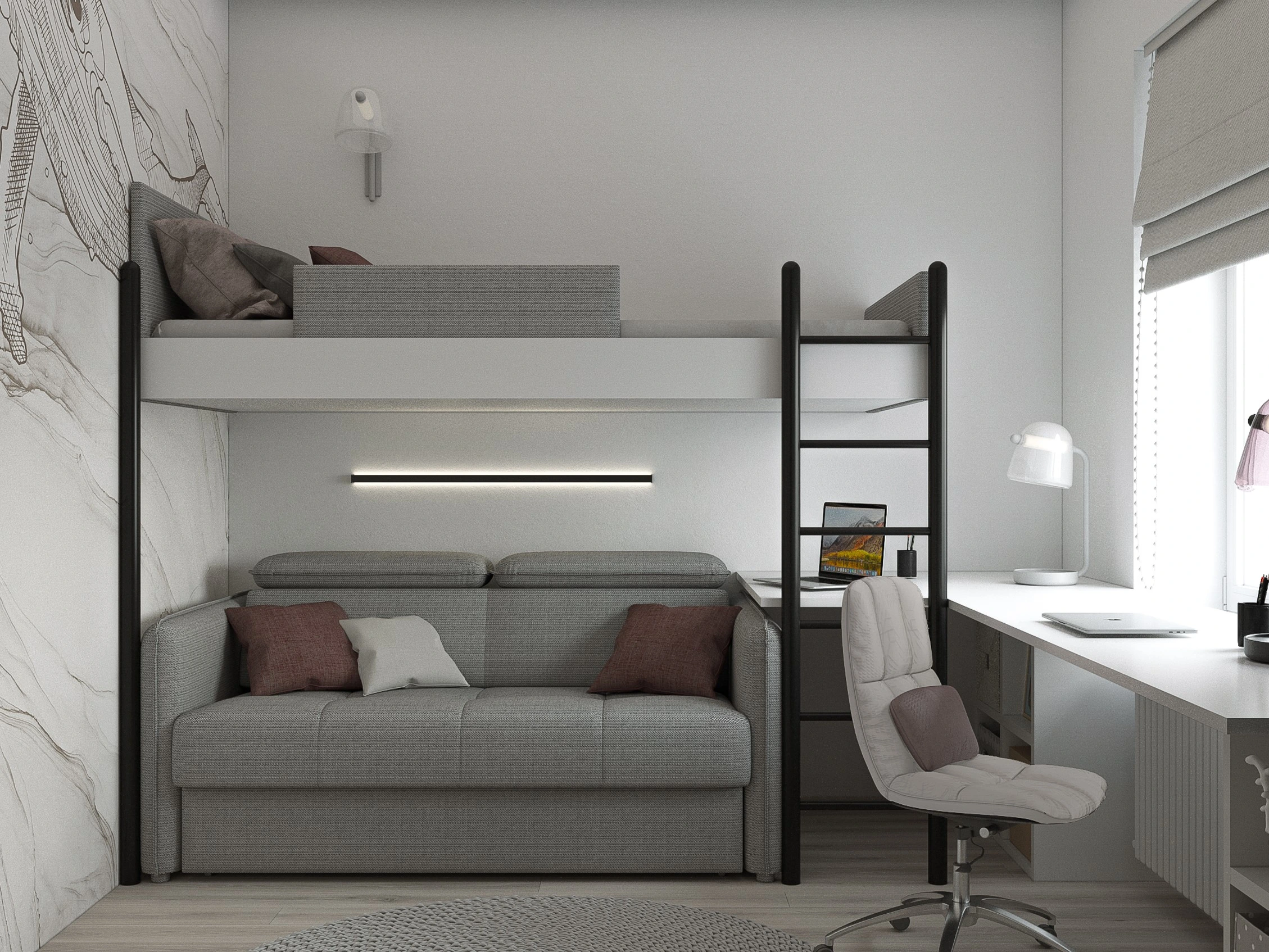 Дизайн-проект для двоих детей