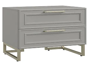 Тумба Montreal серый 2ящ., метал.опоры Тумба Montreal серый 2ящ., метал.опоры