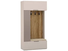 Секция Сохо беж для прихожей правая (мокко) Секция Сохо беж для прихожей правая (мокко)