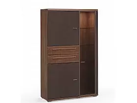 Шкаф Savona Вяз Salerno темный Black Brown, высокий глянец AS2406.0 Шкаф Savona Вяз Salerno темный Black Brown, высокий глянец AS2406.0