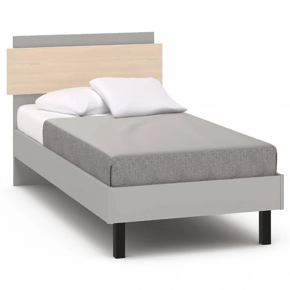 Кровать Rimini серый/туя 1сп. (900мм)