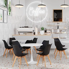 Стол Tulip 900*900 белый