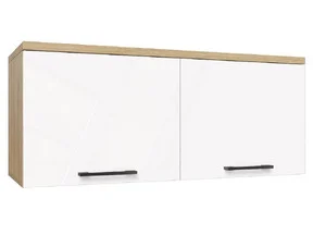 Антресоль Грейс Гикори Джексон светлый - Белый Бриллиант Глянцевый 1440x382 Антресоль Грейс Гикори Джексон светлый - Белый Бриллиант Глянцевый 1440x382