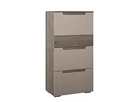 Обувница Анри АН-109.02, Давос Трюфель+Темный лен Обувница Анри АН-109.02, Давос Трюфель+Темный лен