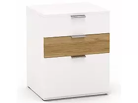 Тумба SOHO белая 3ящ. (дуб) Тумба SOHO белая 3ящ. (дуб)