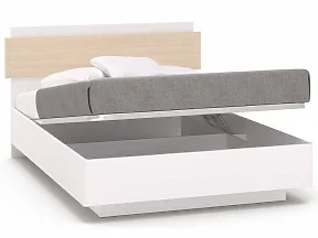 Кровать Rimini белый/туя 1,5сп. с п/м (1400мм) д/матр.20-45кг Кровать Rimini белый/туя 1,5сп. с п/м (1400мм) д/матр.20-45кг