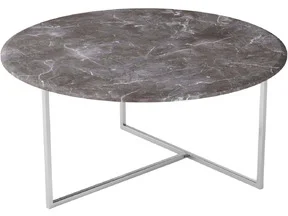 Столик журнальный Манжоре серый мрамор Столик журнальный Манжоре серый мрамор