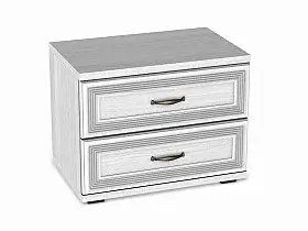 Тумба Карина 540x424 2 ящ. Снежный Ясень Тумба Карина 540x424 2 ящ. Снежный Ясень