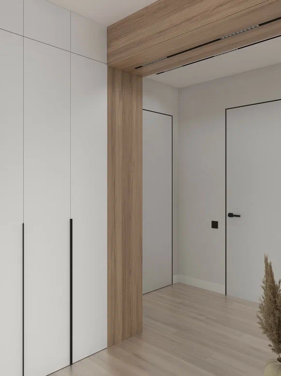 Дизайн-проект прихожей с зеркалом