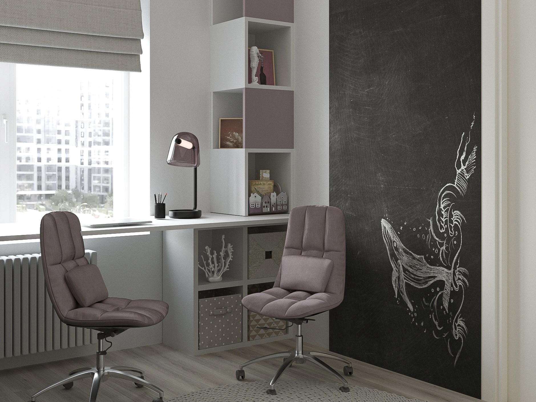 Дизайн-проект для двоих детей