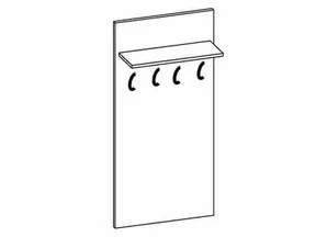 Вешалка Грейс Ясень Асахи Вешалка Грейс Ясень Асахи