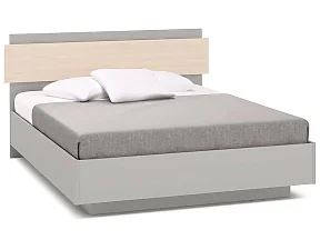 Кровать Rimini серая 2сп. с п/м (1600мм) д/матр.20-45кг Кровать Rimini серая 2сп. с п/м (1600мм) д/матр.20-45кг