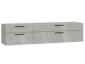 Тумба ТВА Челси серая навесная 4ящ. дл.1780 Тумба ТВА Челси серая навесная 4ящ. дл.1780