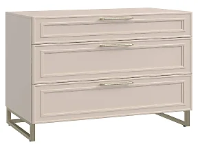 Комод 3ящ., 489492, метал.опоры, Montreal бежевый Комод 3ящ., 489492, метал.опоры, Montreal бежевый