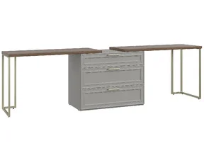 Комод 3ящ. Montreal серый дл.888 с 2столами E1C Комод 3ящ. Montreal серый дл.888 с 2столами E1C