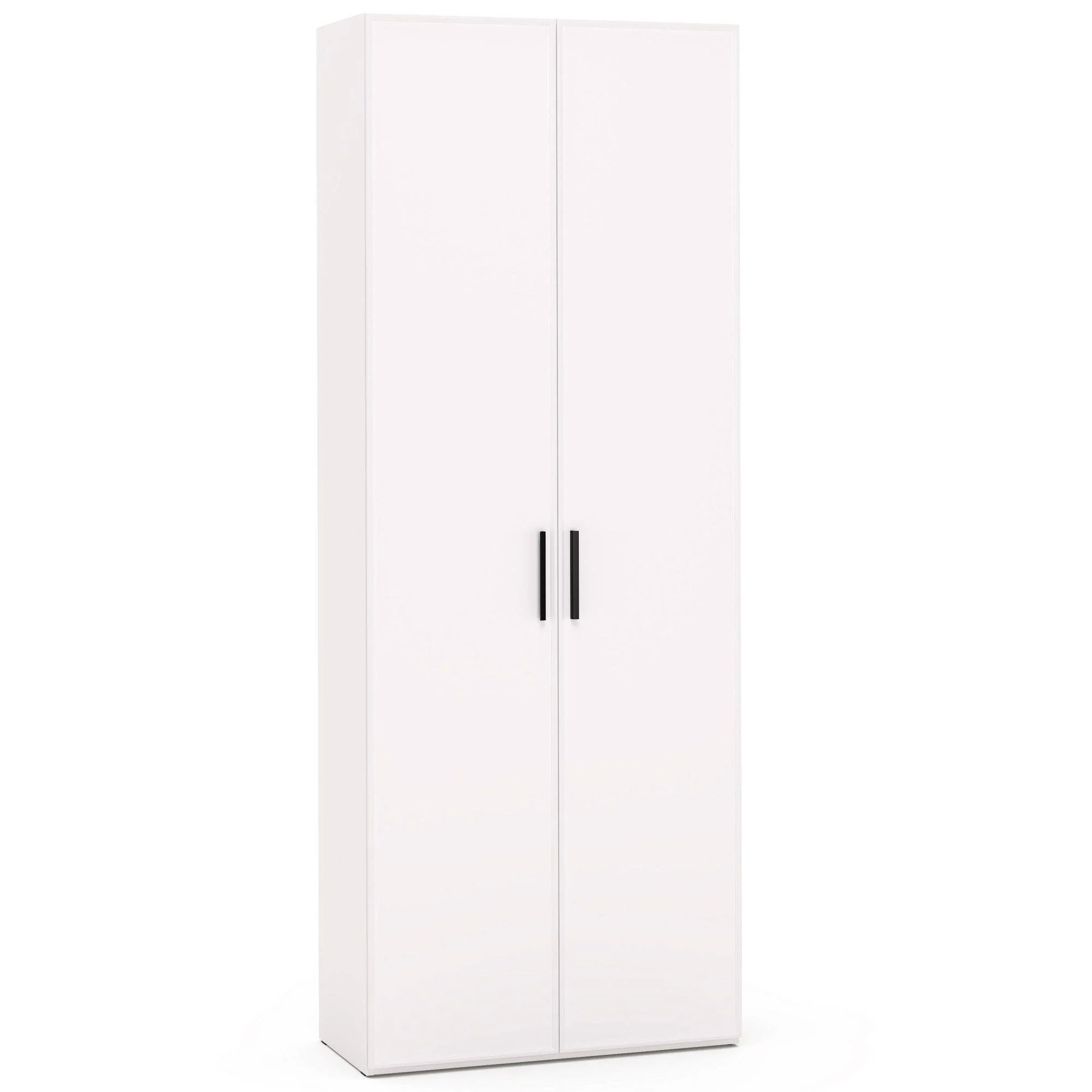 Шкаф Rimini белый/туя 2дв., стеллаж, выдв.штанга гл.404