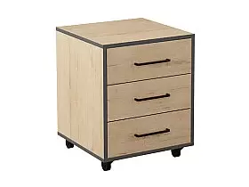 Тумба Магнум МГ-302.11, Дуб Бунратти+Черный Графит Тумба Магнум МГ-302.11, Дуб Бунратти+Черный Графит