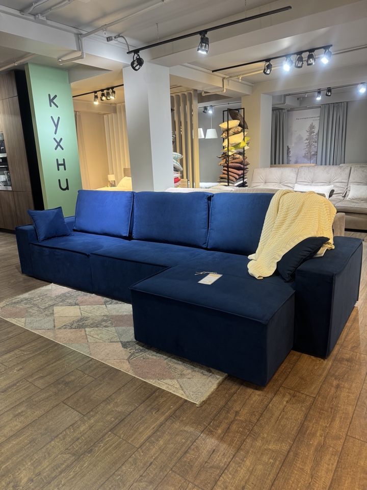 Диван угловой Бриз с оттоманкой