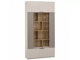 Шкаф Сохо беж 2дв.стекл. (мокко) Шкаф Сохо беж 2дв.стекл. (мокко)