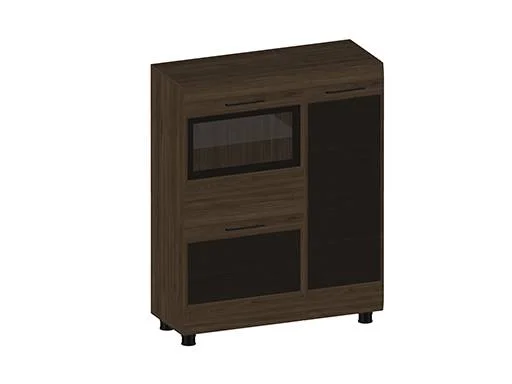 Тумба Камелия 900x1140 Гикори Джексон темный-комбинированный