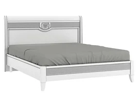 Кровать Изотта ИТ-820.26 двойная, Белый премиум ST24 (древесные поры) Кровать Изотта ИТ-820.26 двойная, Белый премиум ST24 (древесные поры)