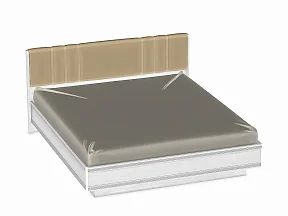 Кровать Карина 180*200 с мяг. изголовьем Снежный Ясень Кровать Карина 180*200 с мяг. изголовьем Снежный Ясень