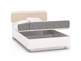 Кровать Rimini белый/туя 1,5сп. с п/м (1200мм) д/матр.20-45кг Кровать Rimini белый/туя 1,5сп. с п/м (1200мм) д/матр.20-45кг