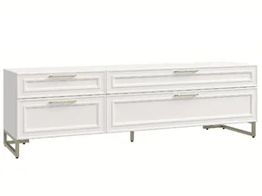 Тумба ТВА 4ящ., мет.опоры дл.1780, Montreal белый Тумба ТВА 4ящ., мет.опоры дл.1780, Montreal белый