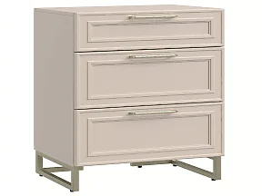 Комод Montreal бежевый 3 ящика с метал.опорами, дл.562 Комод Montreal бежевый 3 ящика с метал.опорами, дл.562