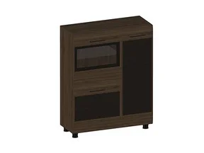 Тумба Камелия 900x1140 Гикори Джексон темный-комбинированный Тумба Камелия 900x1140 Гикори Джексон темный-комбинированный