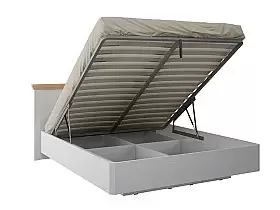 Кровать двойная(1400*2000) Магнум МГ-801.27, Блан-Шене+Дуб Бунратти Кровать двойная(1400*2000) Магнум МГ-801.27, Блан-Шене+Дуб Бунратти