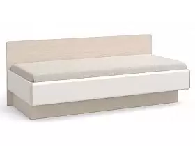 Кровать Largo elegante 90*200 с ящиком Вяз светлый / Гл.Бел. LE4250.2 Кровать Largo elegante 90*200 с ящиком Вяз светлый / Гл.Бел. LE4250.2