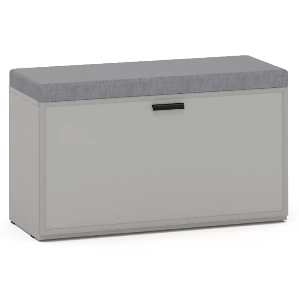 Тумба Rimini серый/туя для обуви 1дв.откидная, Мelange 996 дл.770