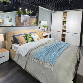 Анри спальня+столик туал.зеркало.пуф Анри спальня+столик туал.зеркало.пуф