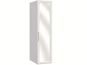 Шкаф Монреаль белый 1дв. с зерк. гл.612 Шкаф Монреаль белый 1дв. с зерк. гл.612