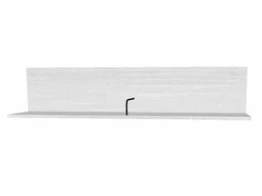 Полка КамелияСнежный Ясень 1260x270 Полка КамелияСнежный Ясень 1260x270