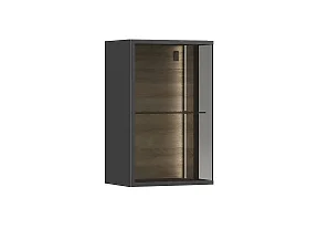 Шкаф Bruno навесной Дуб Гладстоун Серо-бежевый/Черный Алюминиевый BC2026.1 Шкаф Bruno навесной Дуб Гладстоун Серо-бежевый/Черный Алюминиевый BC2026.1