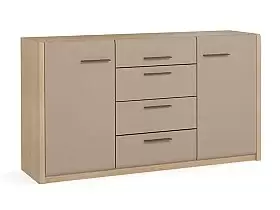 Комод Este широкий coimbra/глянец Mokko ST003.1 Комод Este широкий coimbra/глянец Mokko ST003.1