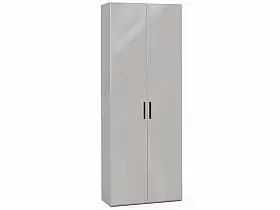 Шкаф Челси серый/туя 2дв., стеллаж, выдв.штанга гл.400 Шкаф Челси серый/туя 2дв., стеллаж, выдв.штанга гл.400