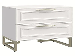 Тумба 2ящ., метал.опоры Montreal белый Тумба 2ящ., метал.опоры Montreal белый