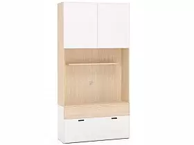 Секция Rimini белый/туя 2дв.щит. с тумбой ТВА T1T дл.1188 Секция Rimini белый/туя 2дв.щит. с тумбой ТВА T1T дл.1188