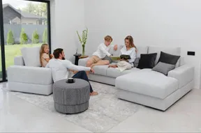 Диван угловой Каро с оттоманкой Диван угловой Каро с оттоманкой