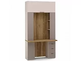 Стол SOHO письменный с секцией HC2 (мокко) Стол SOHO письменный с секцией HC2 (мокко)